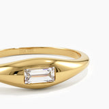 Baguette Signet Ring