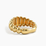 Ribbed Dome Ring