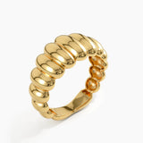 Ribbed Dome Ring