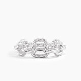 Twisted Rope Chain Ring