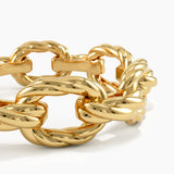 Twisted Rope Chain Ring