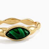 Enamel Marquise Statement Ring