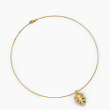 Palm Leaf Necklace