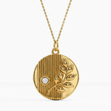 Leaf Medallion Necklace