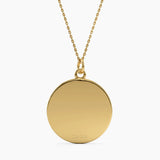 Leaf Medallion Necklace