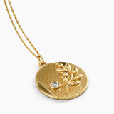 Leaf Medallion Necklace