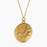 Leaf Medallion Necklace