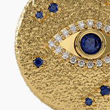 Sapphire Evil Eye Necklace
