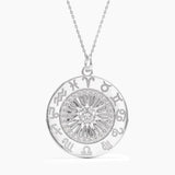 Zodiac Disc Necklace