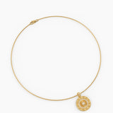Zodiac Disc Necklace