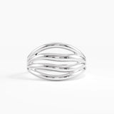 Split Band Vermeil Ring