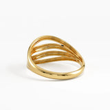 Split Band Vermeil Ring