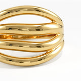 Split Band Vermeil Ring