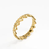 Heart Vermeil Ring
