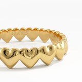 Heart Vermeil Ring