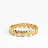 Heart Vermeil Ring