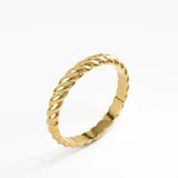 Twisted Vermeil Ring