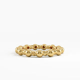 Beaded Vermeil Ring