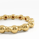 Beaded Vermeil Ring