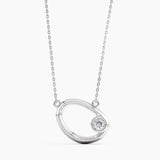 Bezel Round Vermeil Necklace