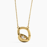 Unique Abstract Vermeil Necklace