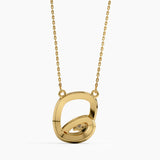 Unique Abstract Vermeil Necklace