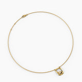 Unique Abstract Vermeil Necklace