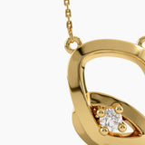 Unique Abstract Vermeil Necklace