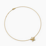 Flower Vermeil Necklace