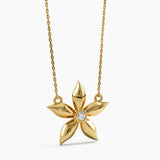 Flower Vermeil Necklace