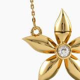 Flower Vermeil Necklace