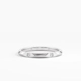 Slim Wedding Ring, solid gold ring, view 7 | DiaFifth
