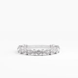 Art Deco Stacking Ring, solid gold ring, view 7 | DiaFifth