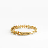 Art Deco Stacking Ring, solid gold ring, view 4 | DiaFifth