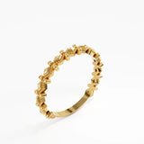 Art Deco Stacking Ring, solid gold ring, view 5 | DiaFifth