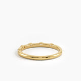 Marquise Slim Stacking Ring, solid gold ring, view 8 | DiaFifth