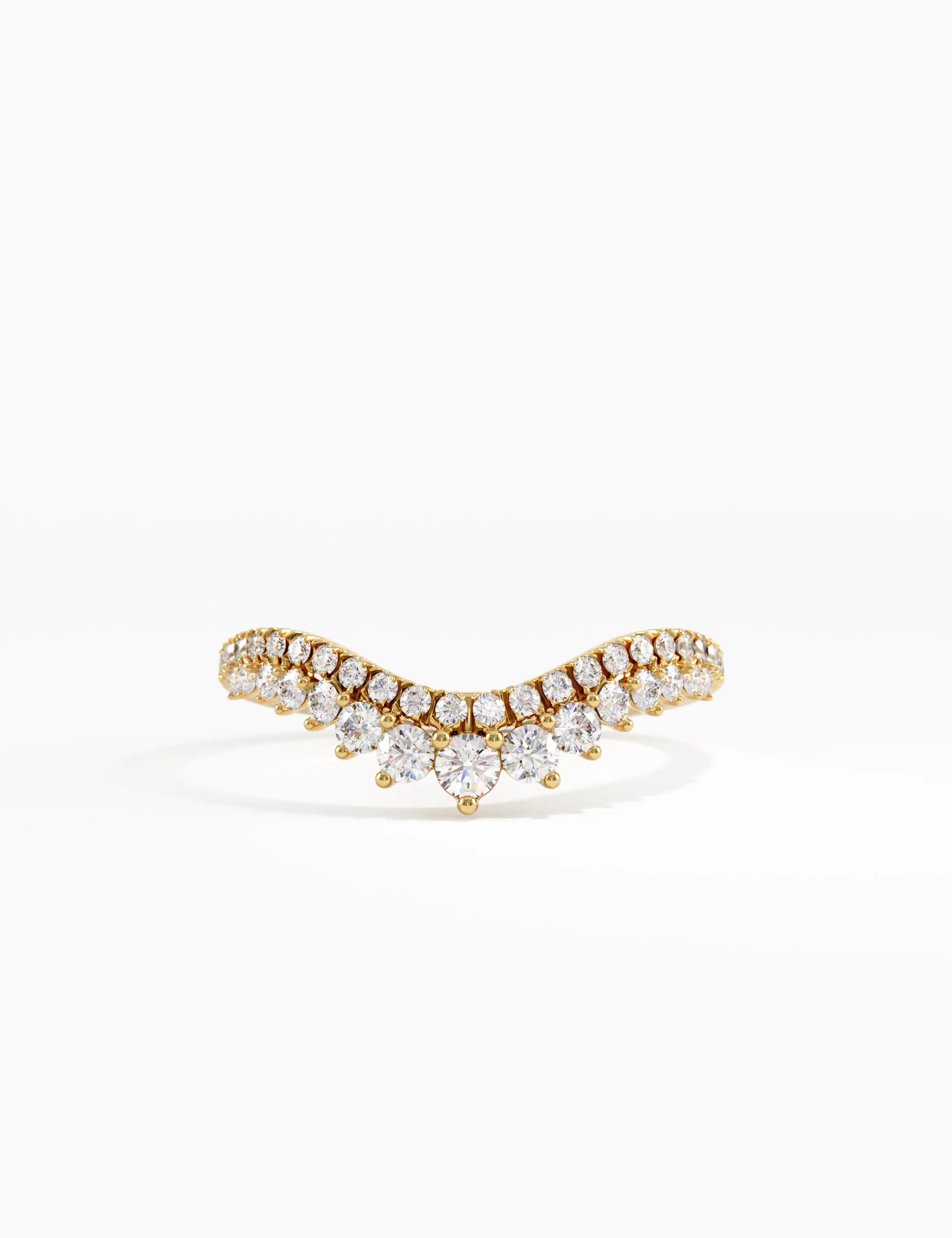 Pave Curve Ring