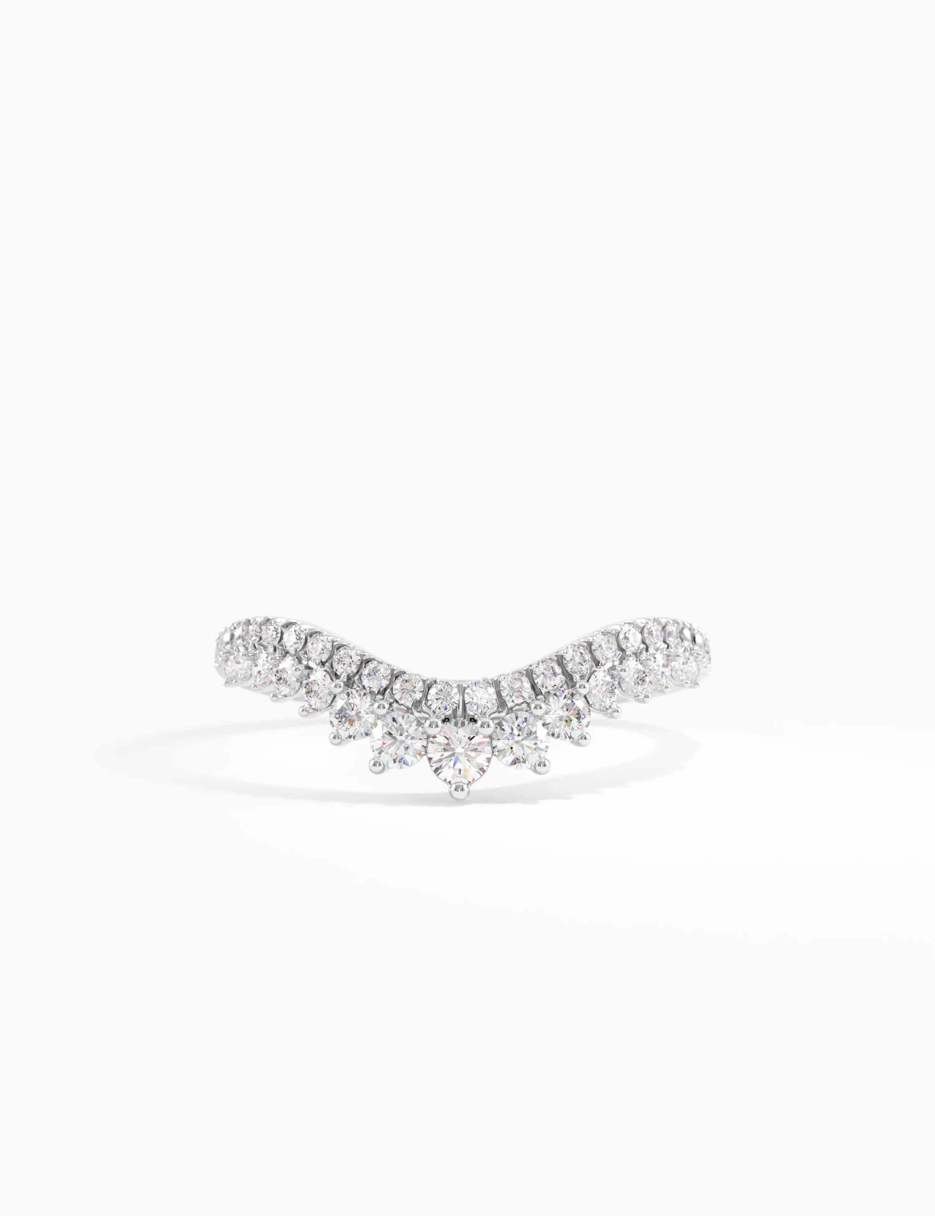 Pave Curve Ring