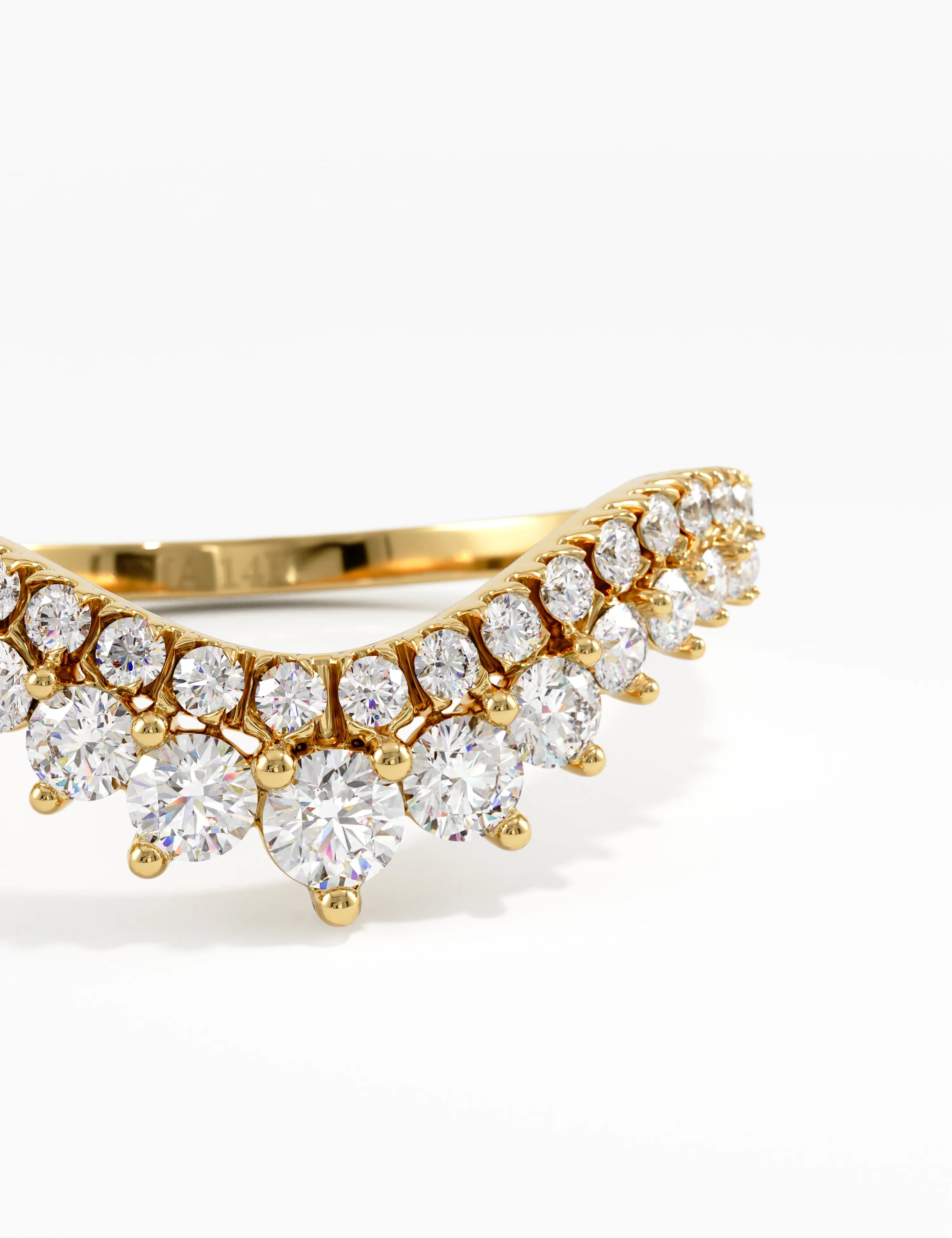 Pave Curve Ring