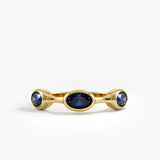 Sapphire Gemstone Ring, solid gold ring | DiaFifth