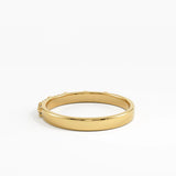 Half Eternity Wedding Ring, solid gold ring, view 4 | DiaFifth