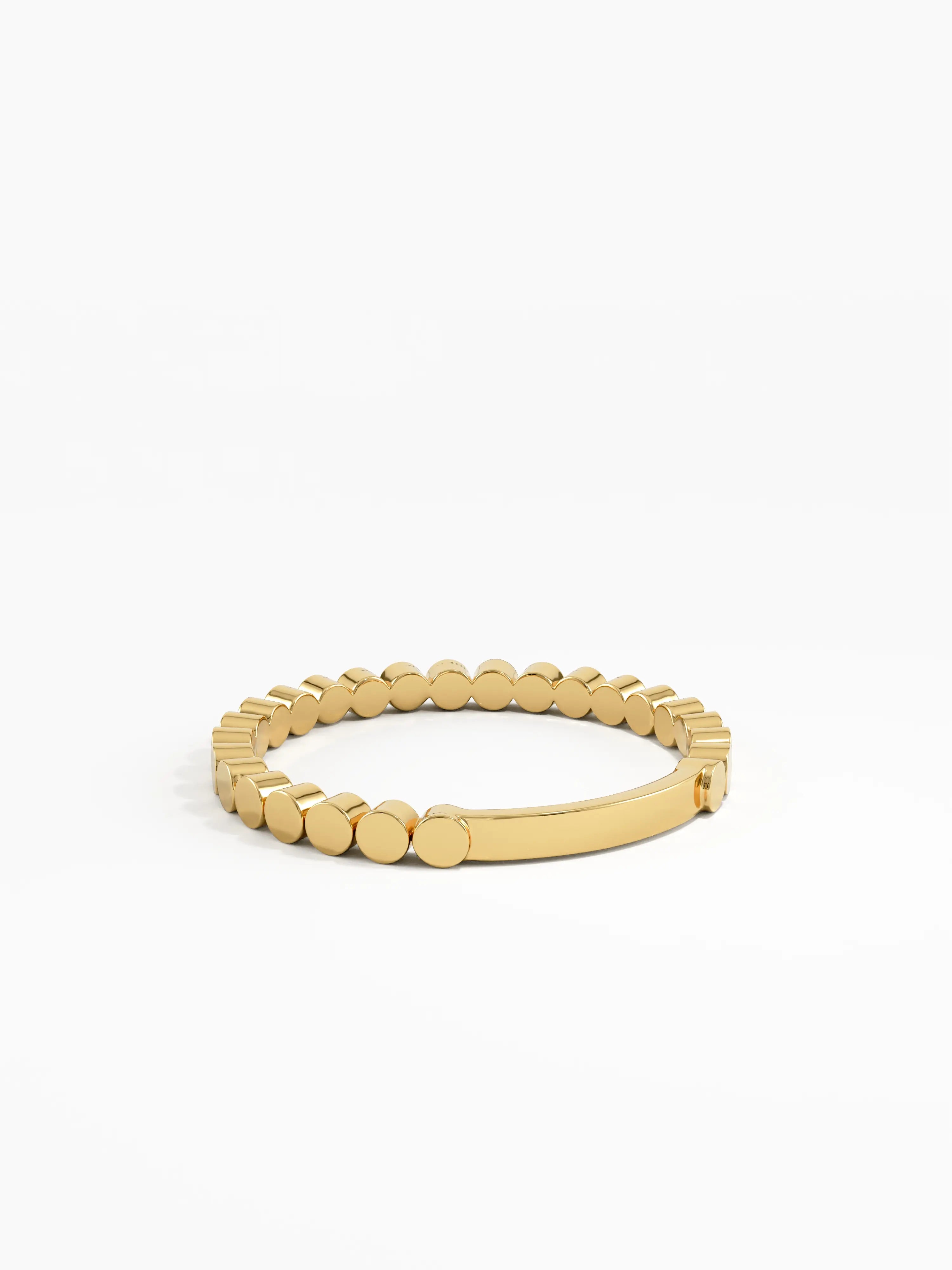 Dot Stacking Ring, solid gold ring, view 4 | DiaFifth