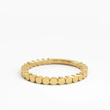 Dot Stacking Ring, solid gold ring, view 8 | DiaFifth