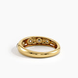 5 Stone Dome Ring, solid gold ring, view 8 | DiaFifth
