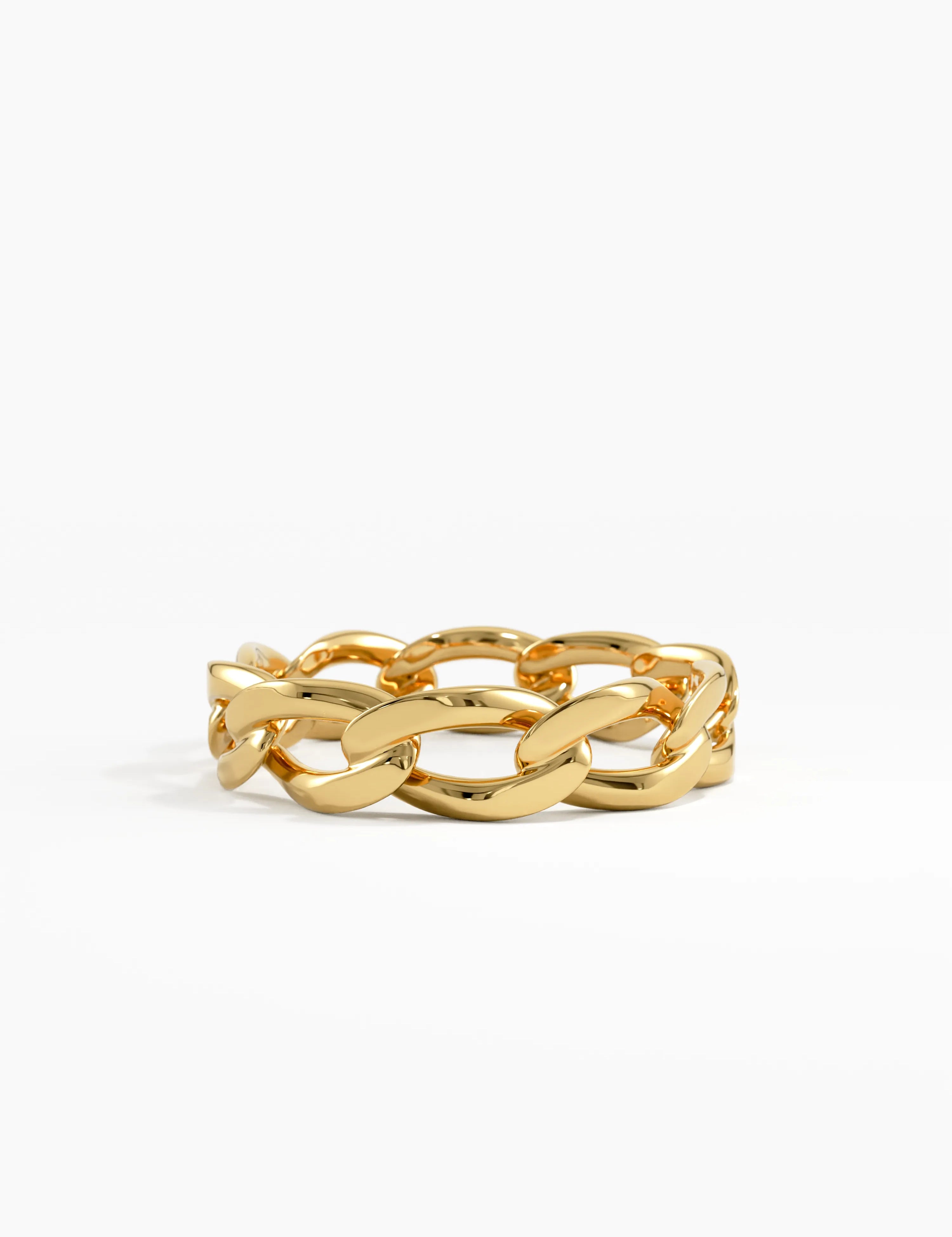 Chain Stacking Ring, solid gold ring | DiaFifth