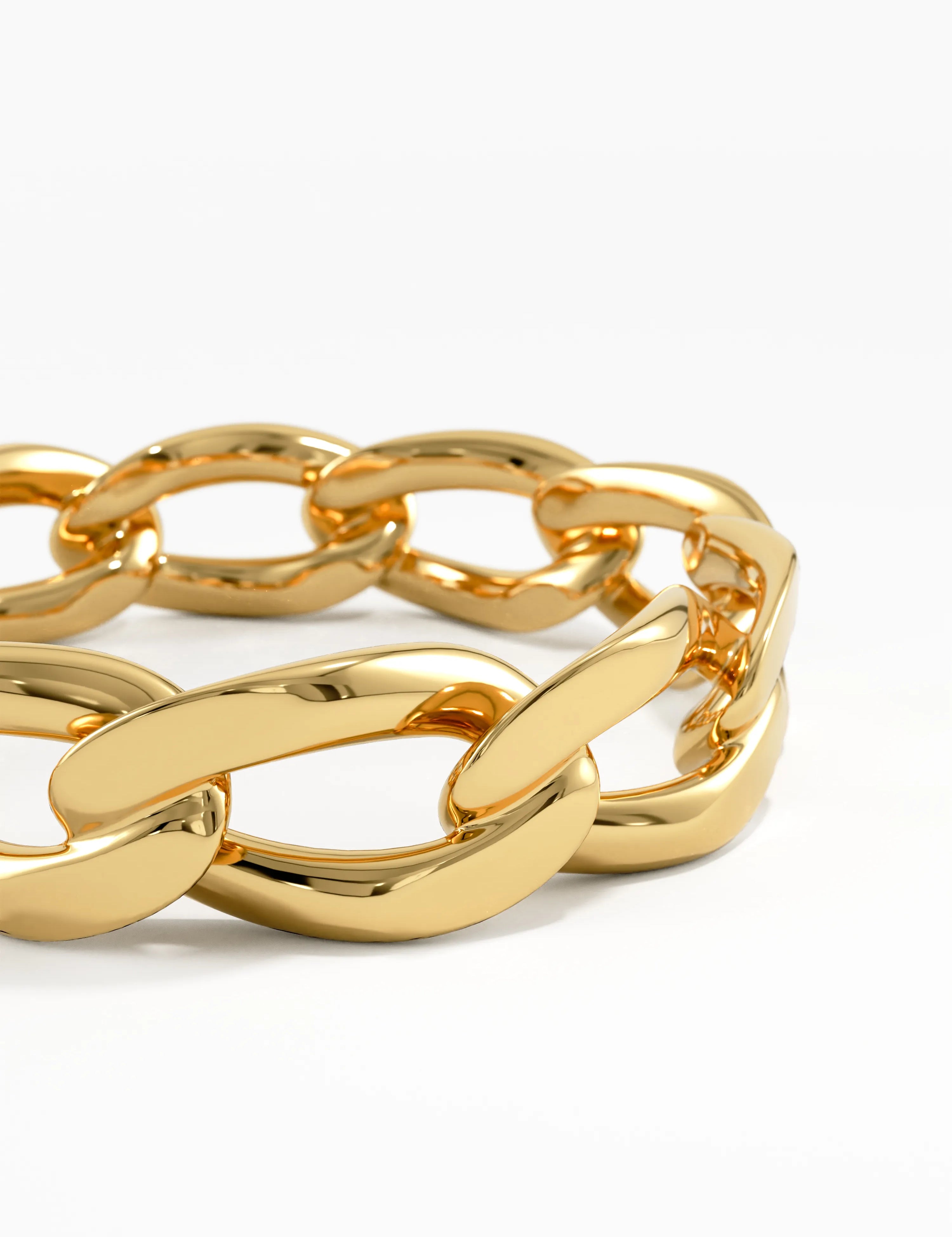Chain Stacking Ring, solid gold ring, view 2 | DiaFifth