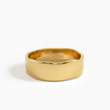 Lab Ruby Wavy Wedding Band, solid gold ring, view 8 | DiaFifth