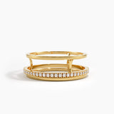 Pave Fidget Ring, solid gold ring | DiaFifth