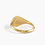 Compass Signet Ring, solid gold ring, view 8 | DiaFifth