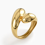 Wrap Around Statement Ring, solid gold ring, view 5 | DiaFifth